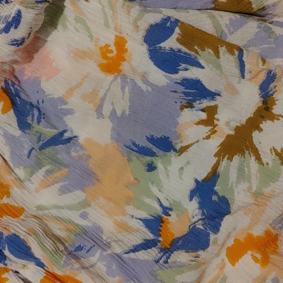 #115. Harlow & Rose Floral Spring Dress Medium - Picture 4 of 5